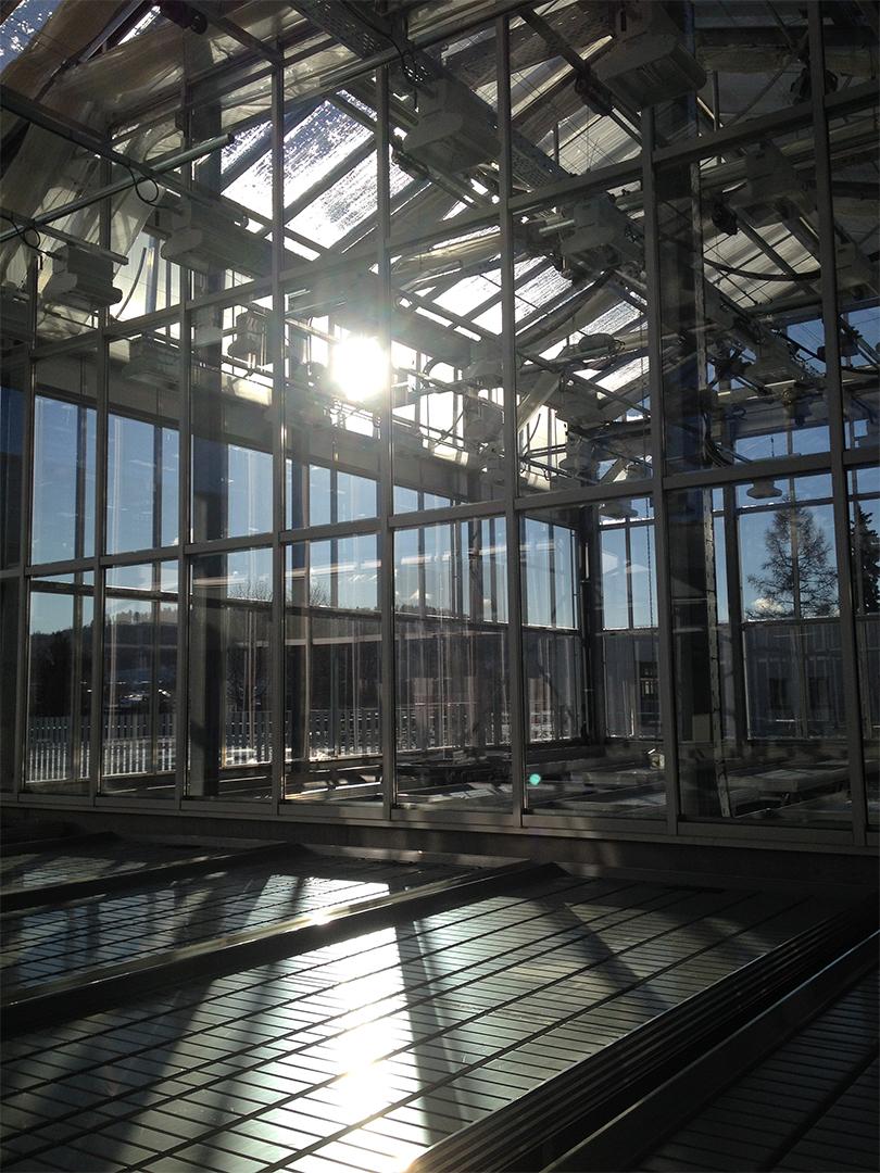 Greenhouse for tuition and research for the university of Berne, Untere Zollstrasse, Ostermundigen