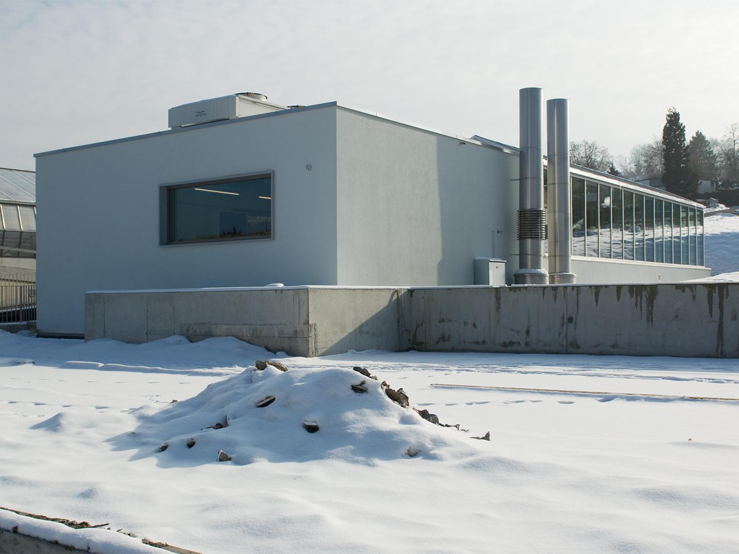 Greenhouse for research ACW, ACW Agroscope, Wädenswil