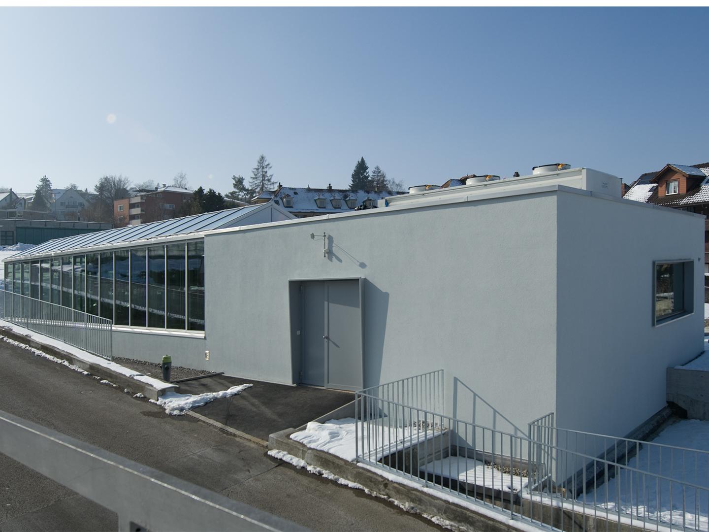 Greenhouse for research ACW, ACW Agroscope, Wädenswil