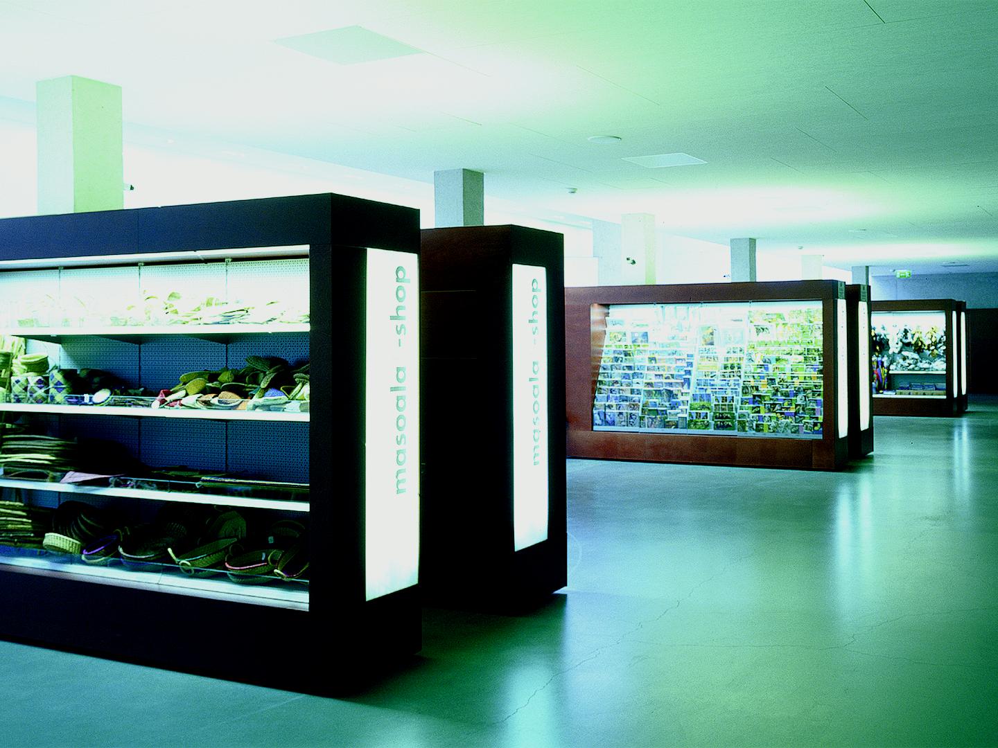 Rotating cupboards, Zooshop Masoala, Zoo Zürich