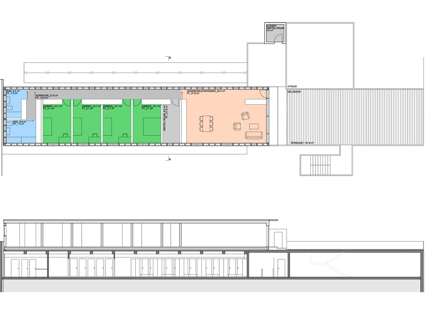 Roof extension Forchbad, Forchbad, Zollikon