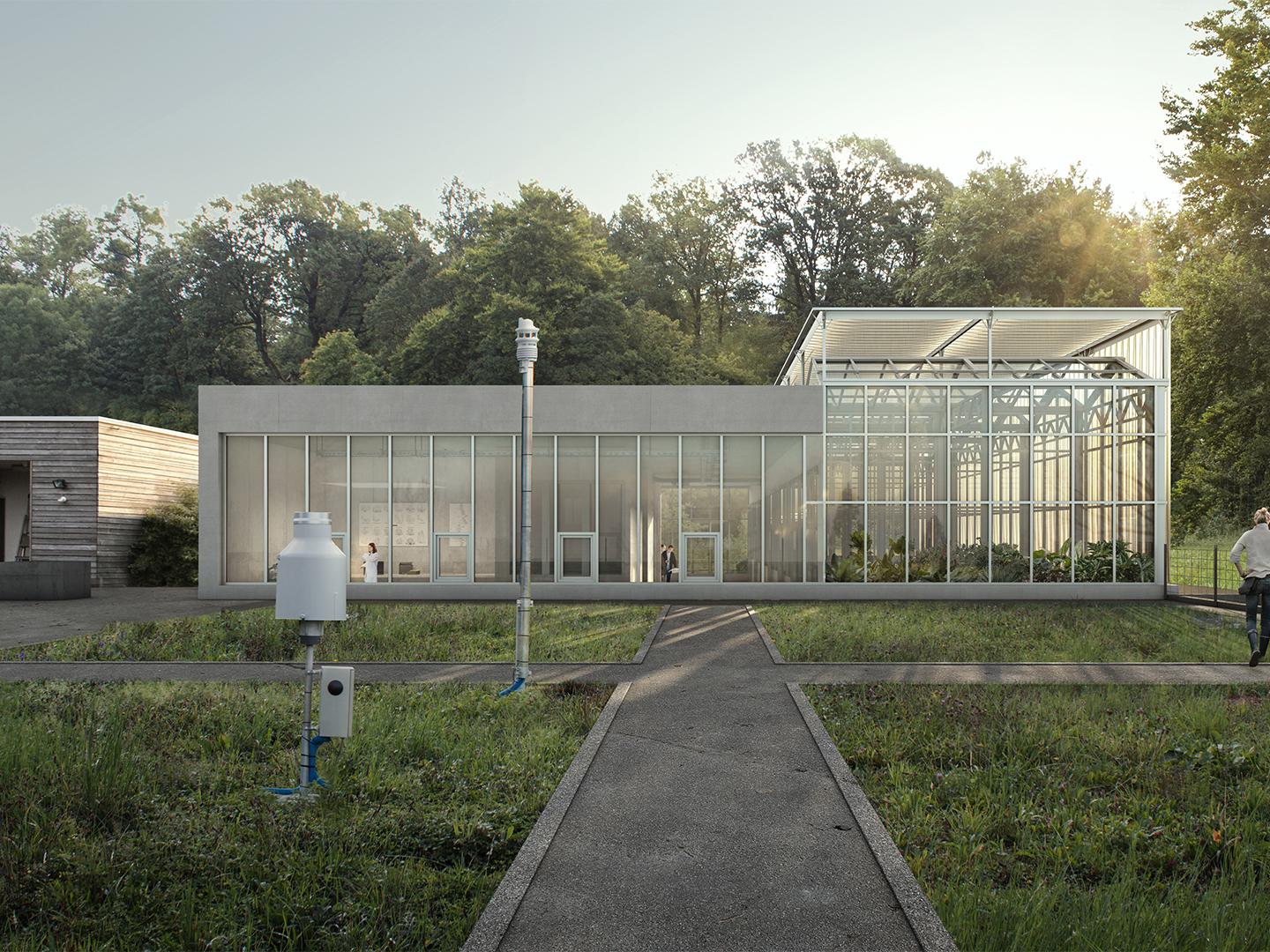 Greenhouse for research ETHZ, ETH Zürich Campus Hönggerberg