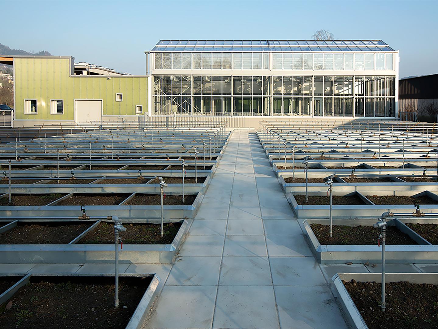 Greenhouse for tuition and research for the university of Berne, Untere Zollstrasse, Ostermundigen