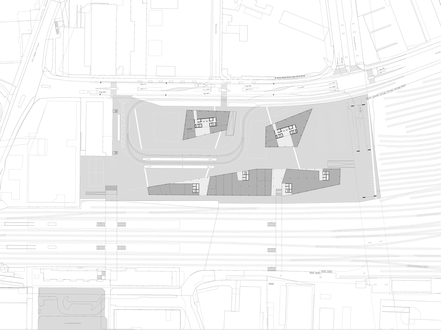 Pas de trois Westlink, Westlink, Zürich-Altstetten 